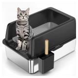 Stainless Steel Litter Box Extra Large XL Cat