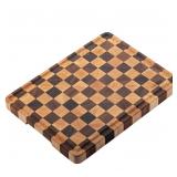 Muso Wood Large End Grain Cutting Borad 16x12 In