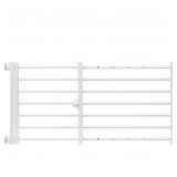 Malier Metal Dog Gate with Door  26  41  Width