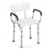 OasisSpace Heavy Duty Shower Chair with Back
