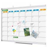Lockways Dry Erase Calendar Whiteboard  White