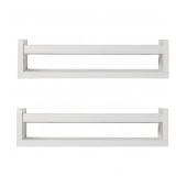 Nursery Book Shelves   Set of 2 Wood Floating
