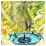 Hanging Solar Bird Bath Fountain  14 9inch