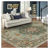 Washable Oriental Area Rug   8x10 Rugs for