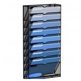 DALTACK Wall File Holder 10 Tier Hanging Wall