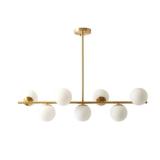 KCO Lighting Modern Brass Linear Chandelier