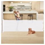 137 Inches Extra Wide Retractable Baby Gate