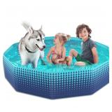 Jasonwell Foldable Dog Kiddie Pool   Hard
