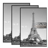 upsimples 20x30 Frame Black 3 Pack  Poster