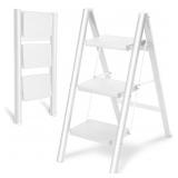 3 Step Ladder Folding Step Stool  OOSOFITT 330