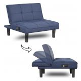 Comfy Mini Couches  Small Recliner Futon with