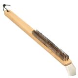 17 Inch Pizza Oven Brush Copper Wire Pizza Stone