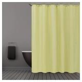 Fabric Shower Curtain Liner with Hem Weighted