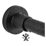 BRIOFOX Shower Curtain Rod 43 73 Inches Matte