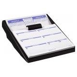 AT A GLANCE Flip A Week Desk Calendar and Base