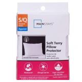 Mainstays Soft Terry Waterproof Zippered Pillow