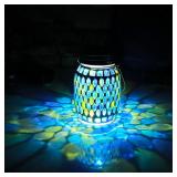 Mosaic Solar Lanterns Outdoor Hanging Lights