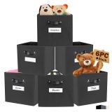 Foldable Cube Storage Organizer 6 Pack  13 x 15 x