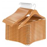 Utopia Home Premium Wooden Hangers 30 Pack
