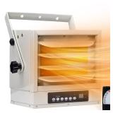 Garage Heater with Remote   Digital Fan forced