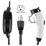 Lectron 110V 16 Amp Level 1 EV Charger with 21ft