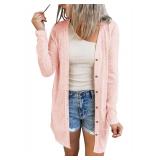 MEROKEETY Women s Open Front Lightweight Cardigan
