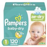 Pampers Baby Dry Sz1 Super Pk 1X120EA