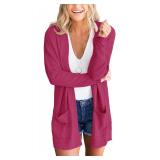 MEROKEETY Women s 2024 Long Sleeve Waffle Knit