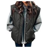 MEROKEETY Women s 2024 Winter Puffer Vest Quilted