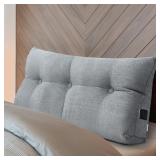 Wenqik Wedge Pillow Triangular Dorm Headboard Bed