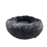 ITOMEN Pet Bed Pet Dog Bed Warm Fleece Round Dog