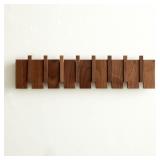 Wood Coat Rack Wall Mount  Coat Hooks Hanger Wall