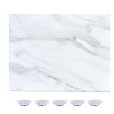 Marble Print Magnetic Dry Erase Board  12 x 16