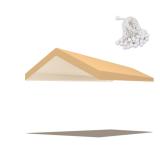 Carport Replacement Top Canopy Cover Beige 10 x20