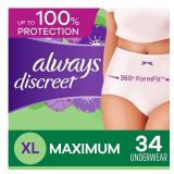 Always Discreet Adult Postpartum Incontinence