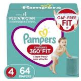 Pampers Cruisers 360 Diapers  Size 4  64 Ct   CVS