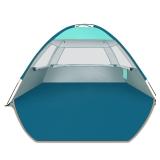 COMMOUDS Beach Tent Sun Shade for 3 4 5 6 7 8 10