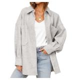 MEROKEETY Women s 2024 Fall Oversized Long Sleeve