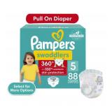 Pampers Swaddlers 360 Pull On Diapers  Size 5  88