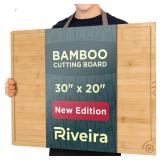 Riveira Wood Cutting Board   Gourmet Bamboo