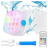 Homly Rechargeable Submersible Pool Lights with