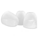 Weston 4 75 in  White Alabaster Glass Cone