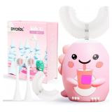 Kids U Shaped Electric Toothbrush with 4 Brush