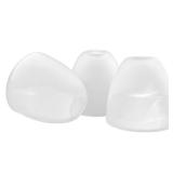 Kira Home Weston 5  Glass Shades  Alabaster