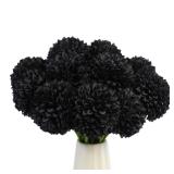 Artificial Ball Chrysanthemums Flowers  12PCS