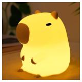Ammonite Capybara Night Light   Cute Silicone