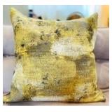 throw pillow yellow