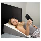 K lbs Bed Wedge Pillow with Memory Foam Top Chic