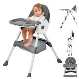 Baby High Chair  6 in 1 Convertible High Chairs