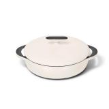 Caraway Cast Iron Braiser with Lid  3 5 Qt